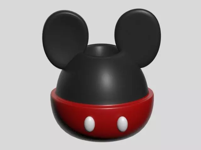 mickey mouse pot 3D print model_0
