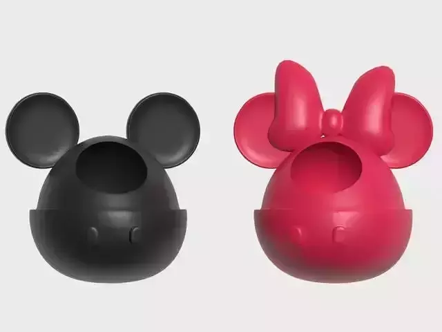 Minnie and mickey pot
