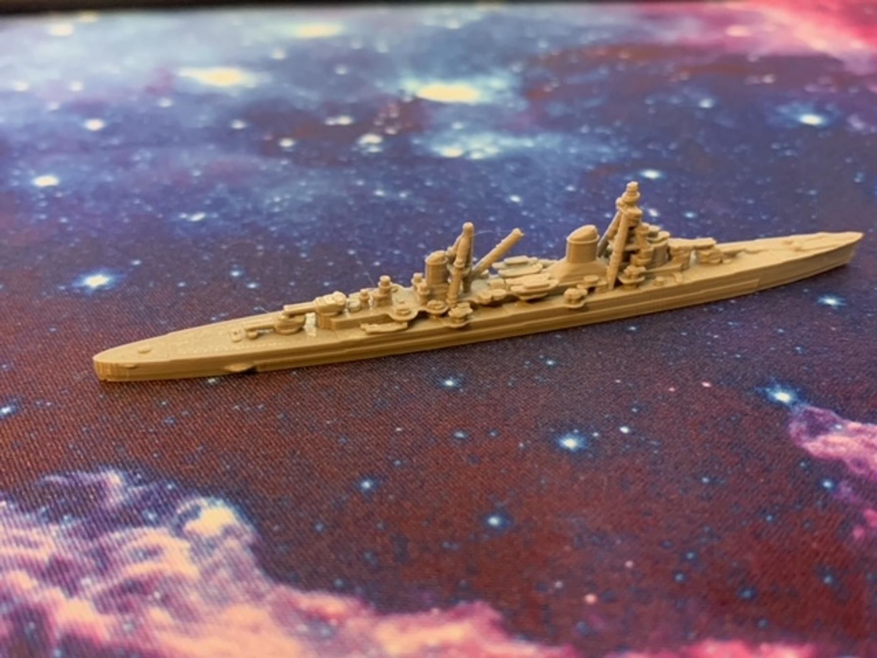 Italian Miniature WWII Warship Collection 3D print model_1
