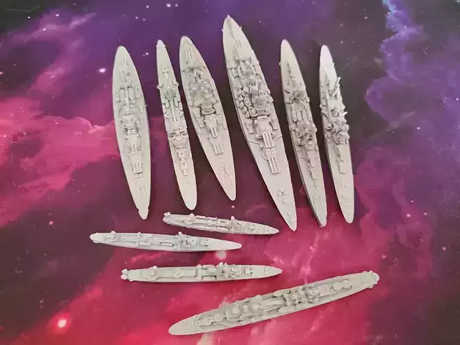 Italian Miniature WWII Warship Collection