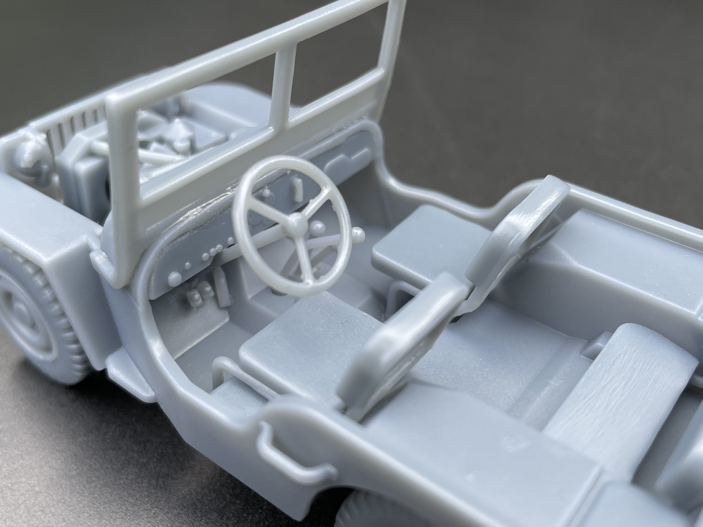 Jeep Willys 1-35 scale model kit 3D print model_12