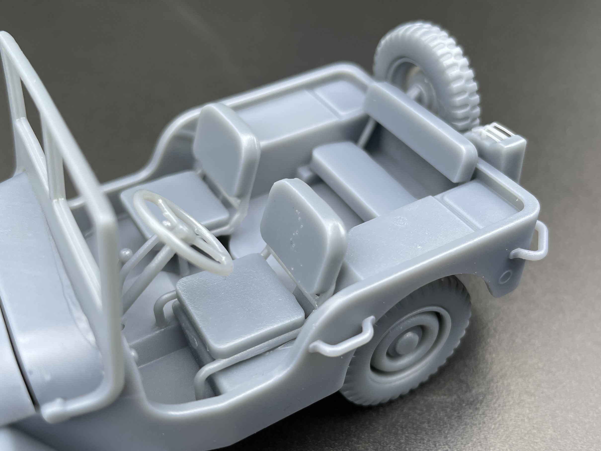 Jeep Willys 1-35 scale model kit 3D print model_23