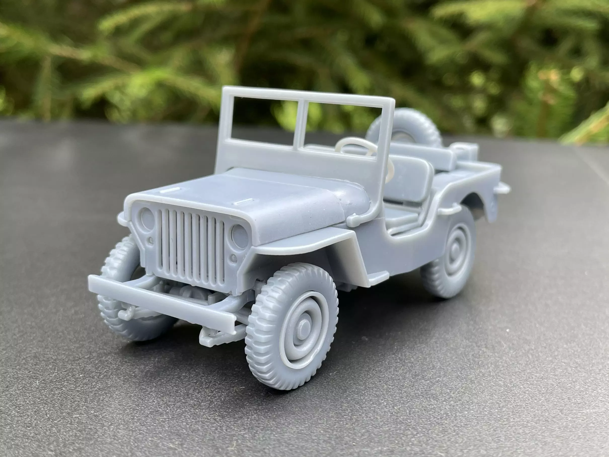 Jeep Willys 1-35 scale model kit 3D print model_0