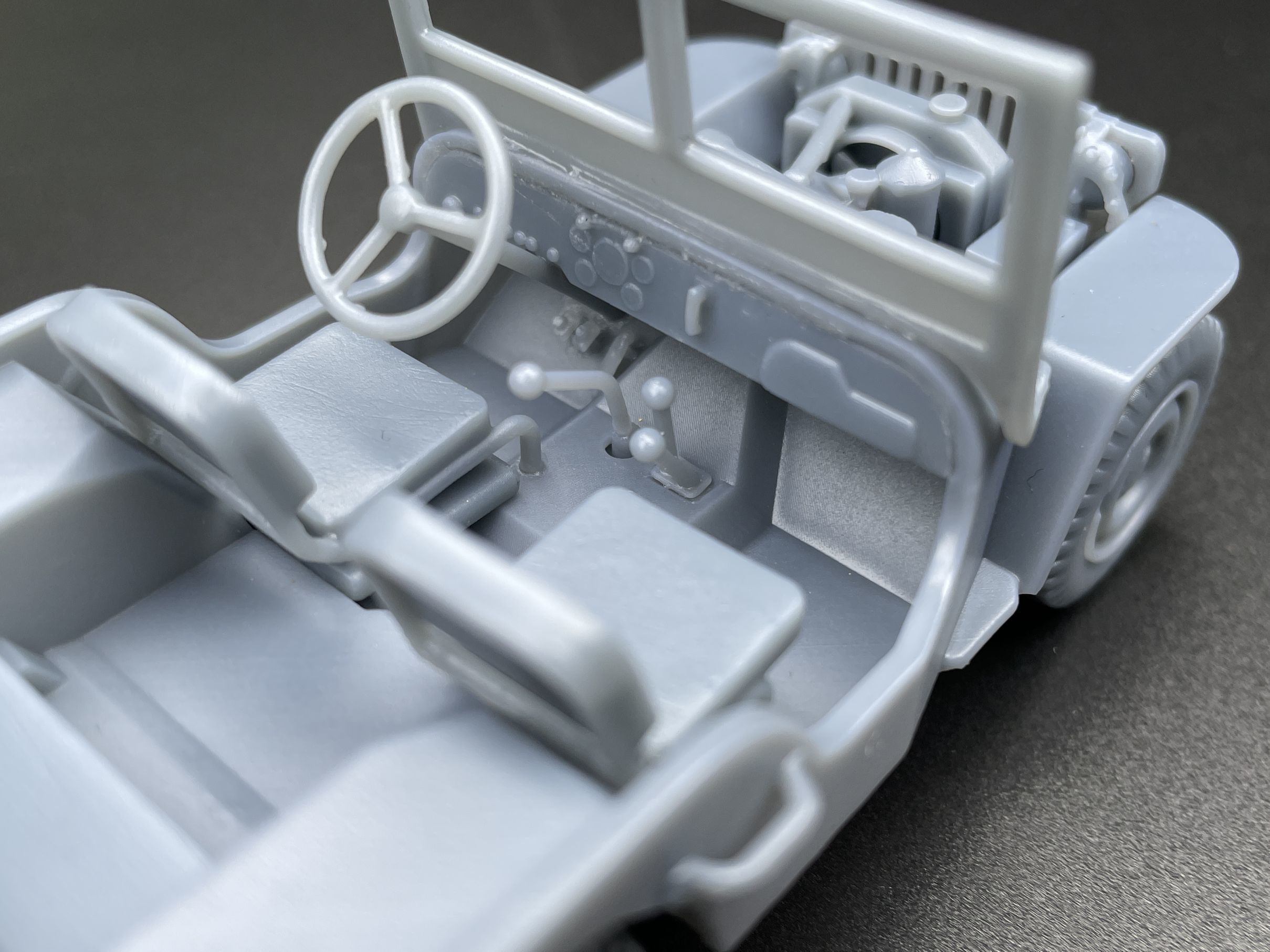 Jeep Willys 1-35 scale model kit 3D print model_13