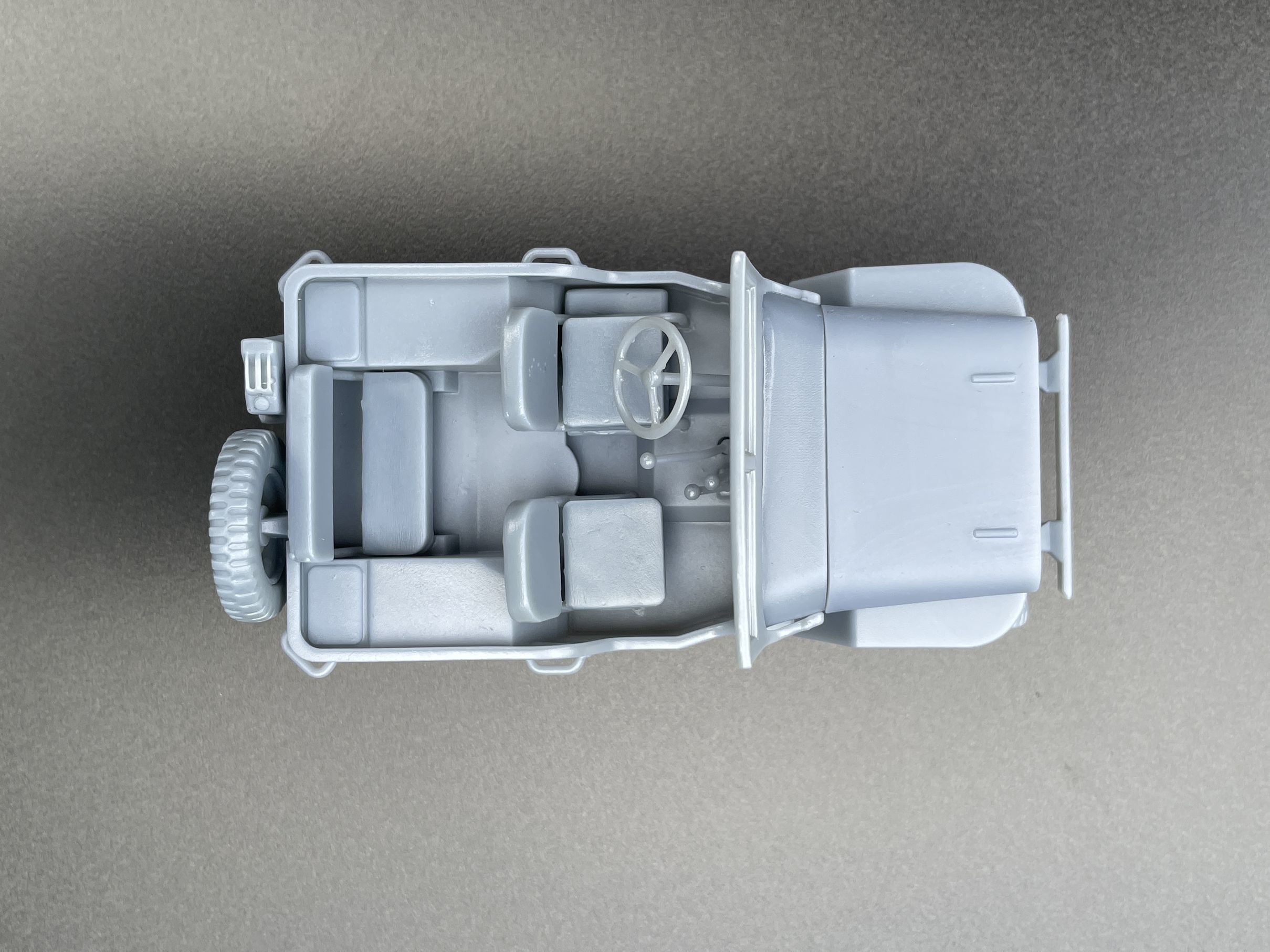 Jeep Willys 1-35 scale model kit 3D print model_8