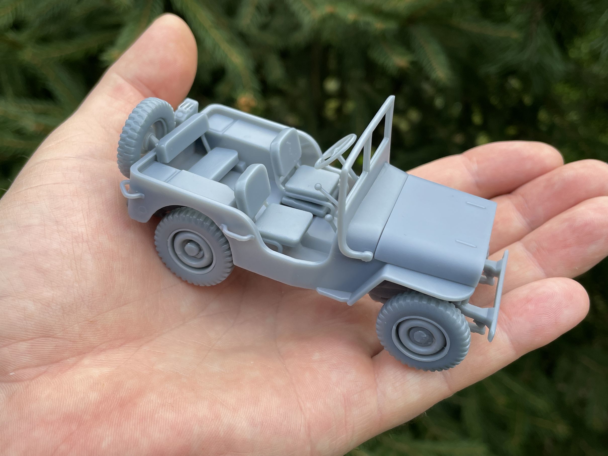 Jeep Willys 1-35 scale model kit 3D print model_28