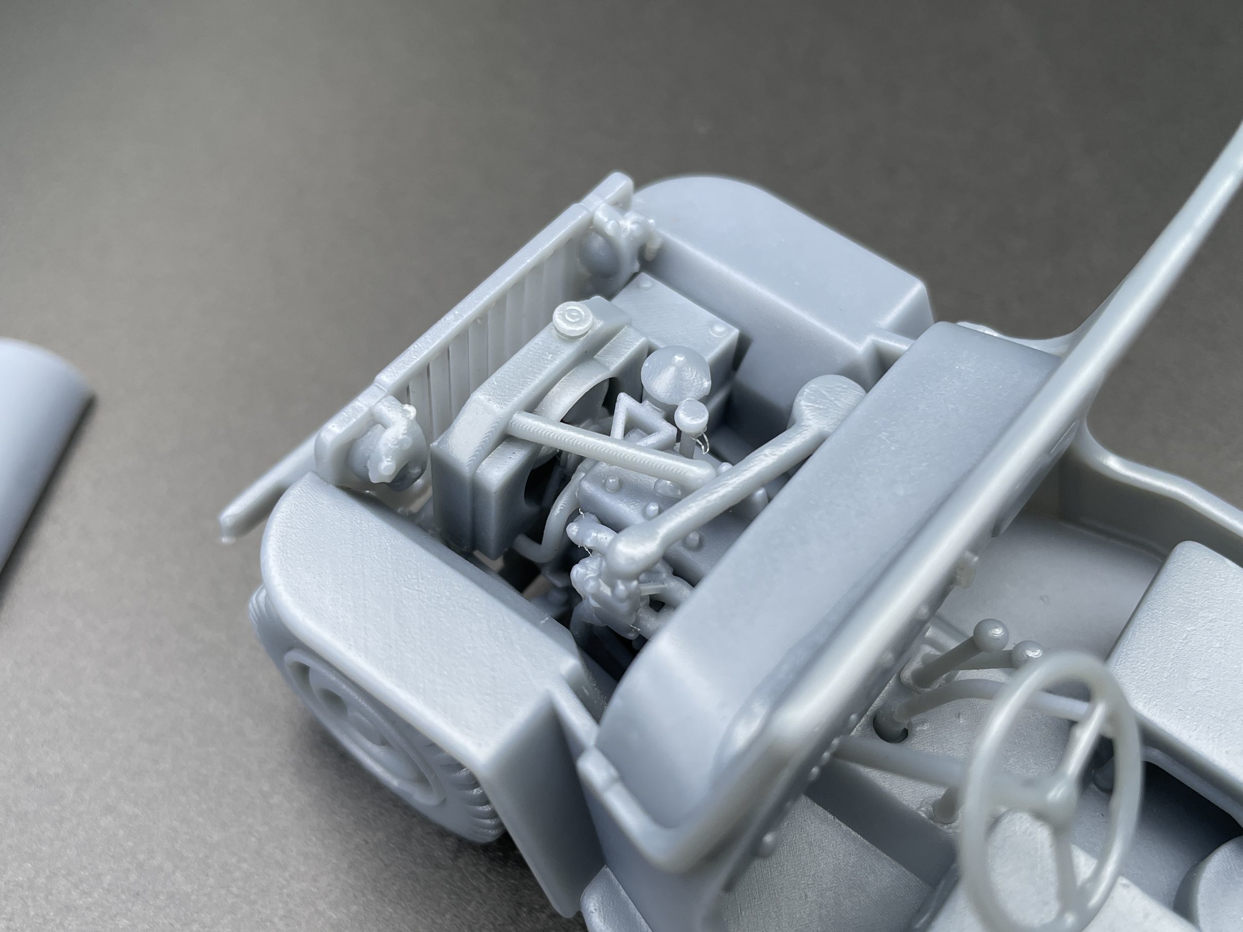 Jeep Willys 1-35 scale model kit 3D print model_11