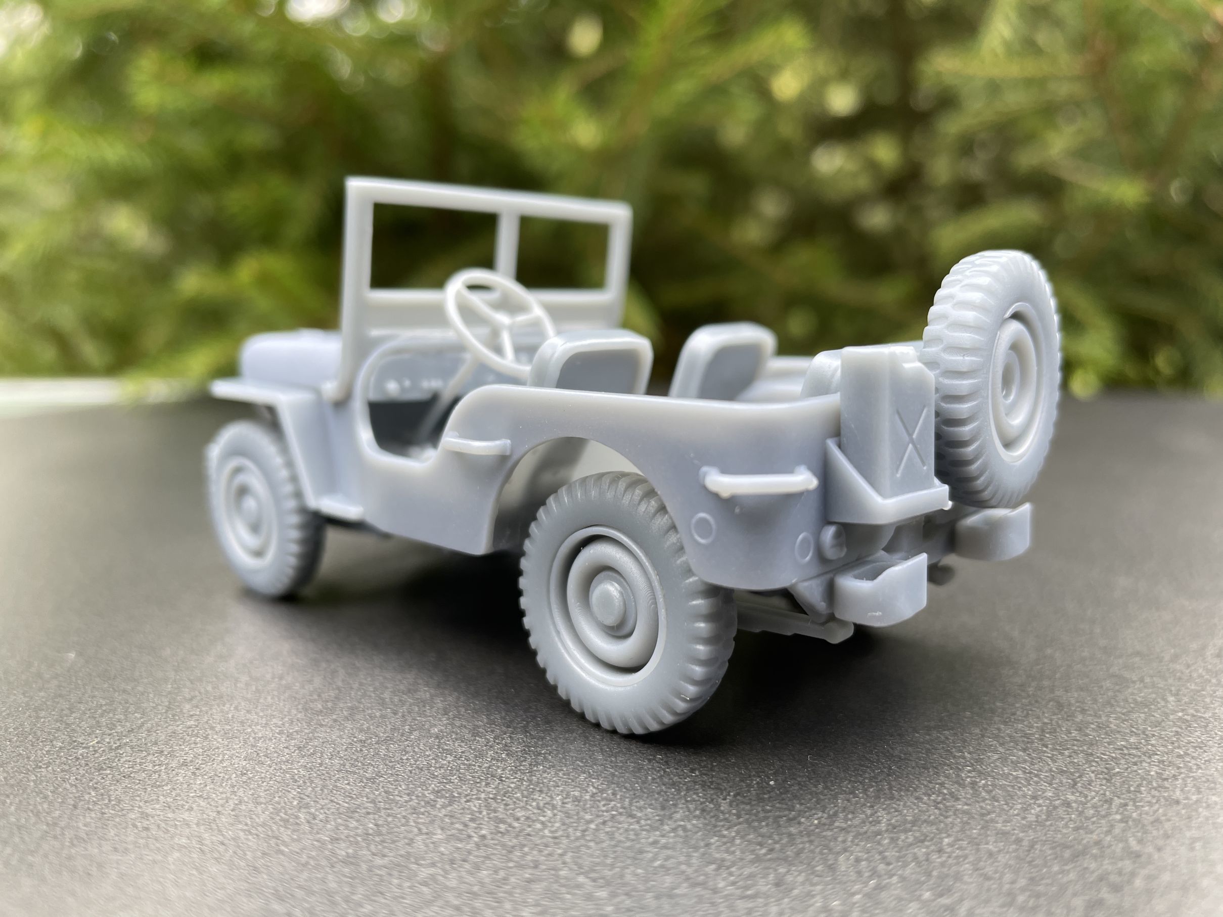Jeep Willys 1-35 scale model kit 3D print model_3