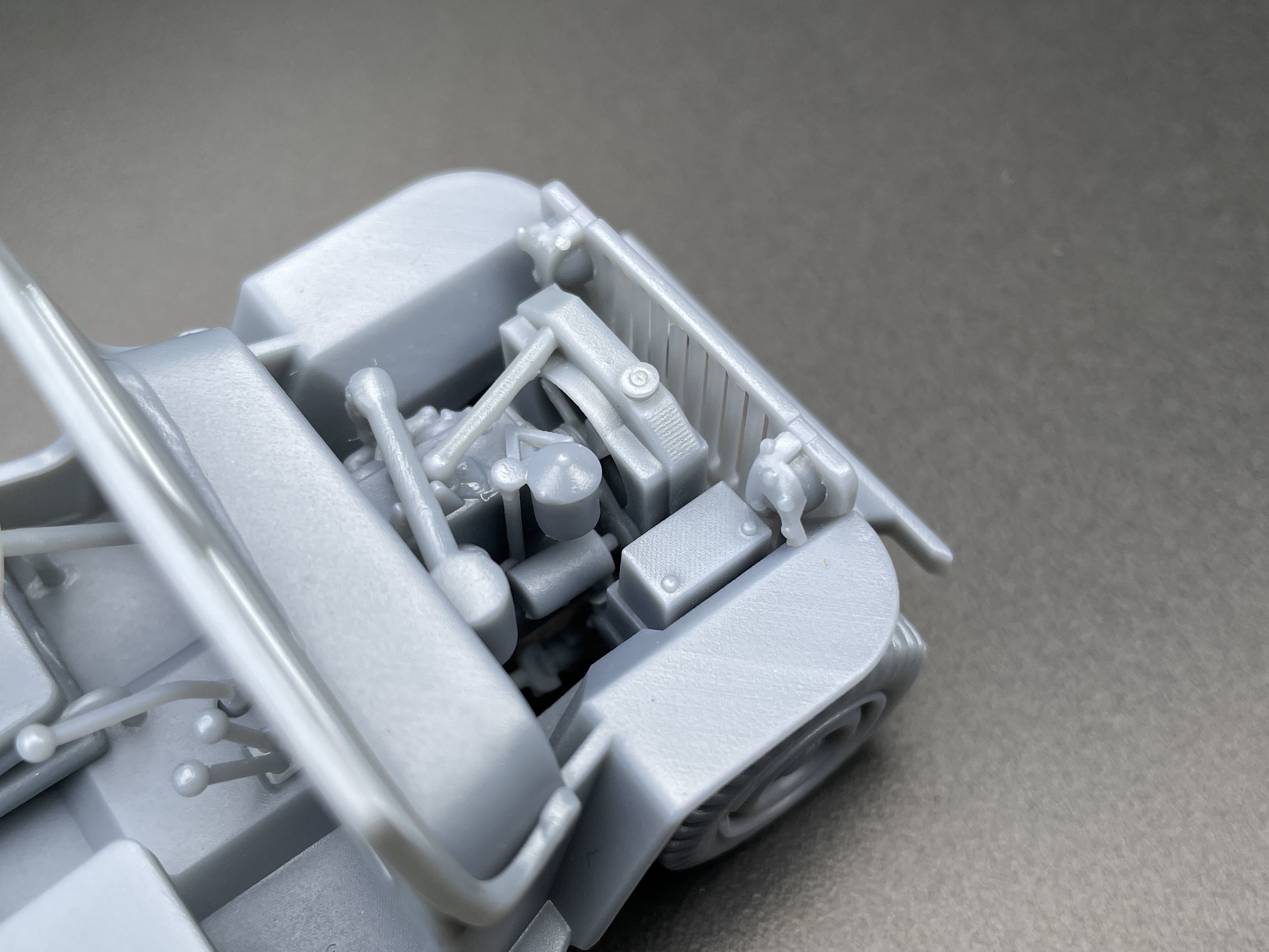 Jeep Willys 1-35 scale model kit 3D print model_18