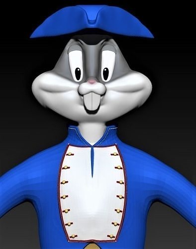 Officer Bugs Bunny Free 3D print model