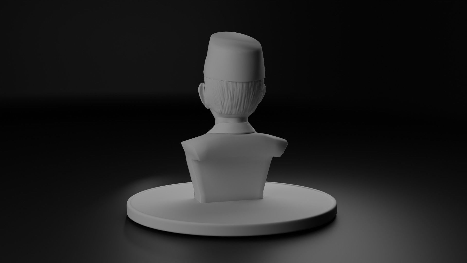 Ki Hajar Dewantara 3D model_4