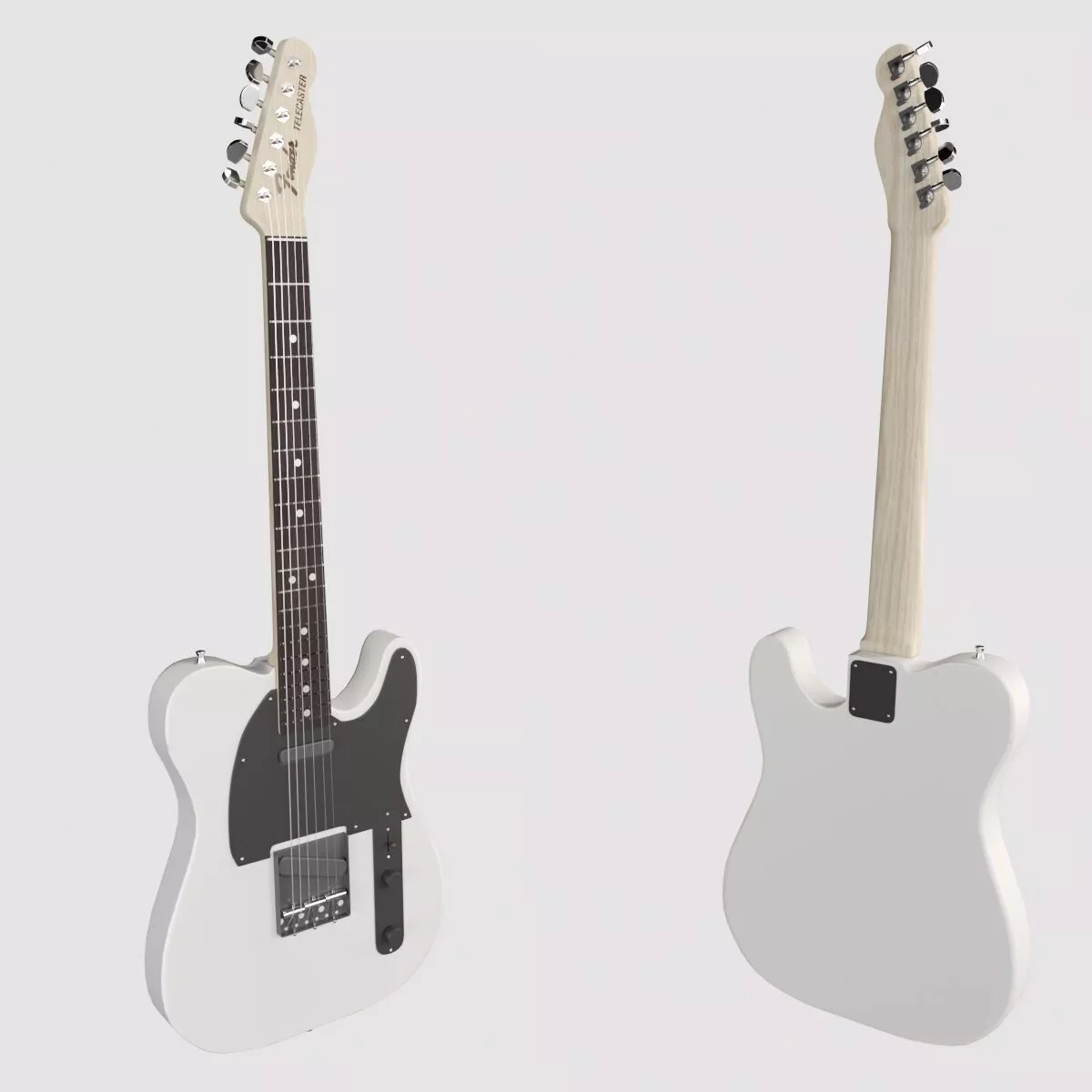 Fender Telecaster Jim Root signature Free 3D model