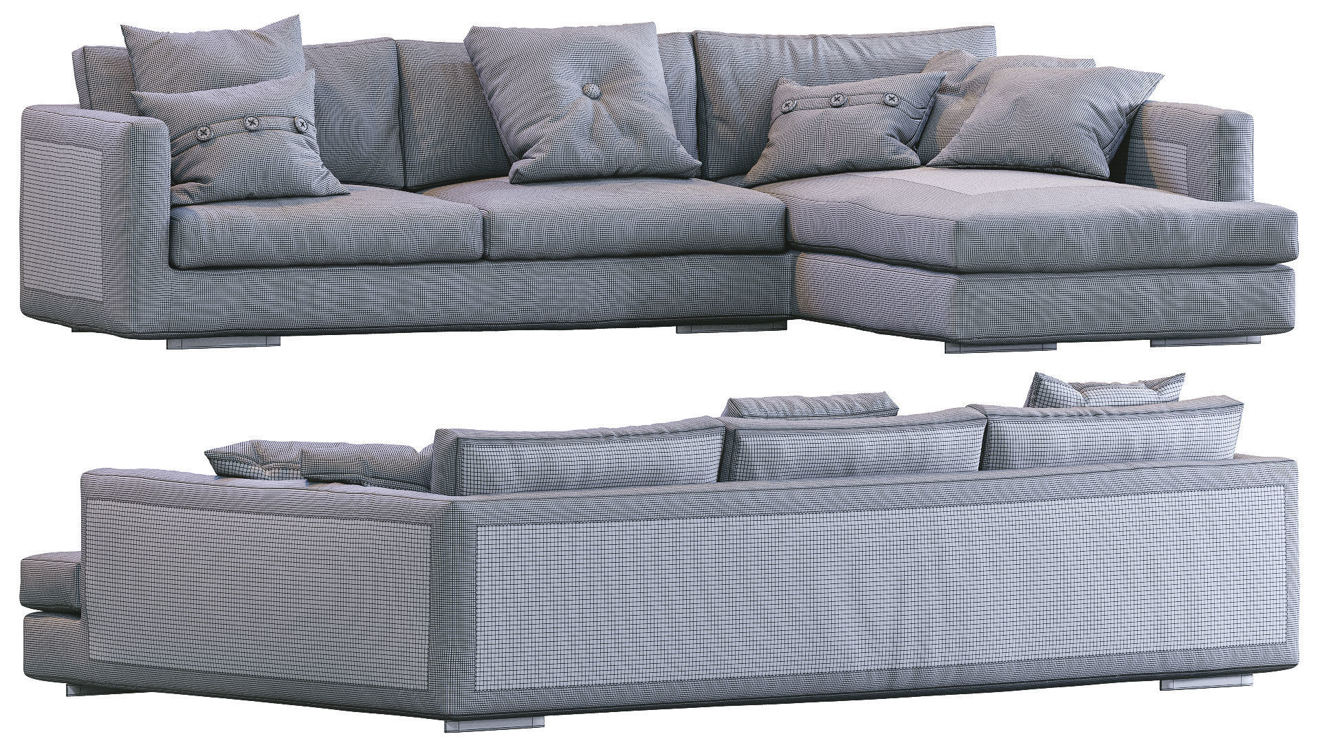 Flexform Sofa MAGNUM 3D model_21