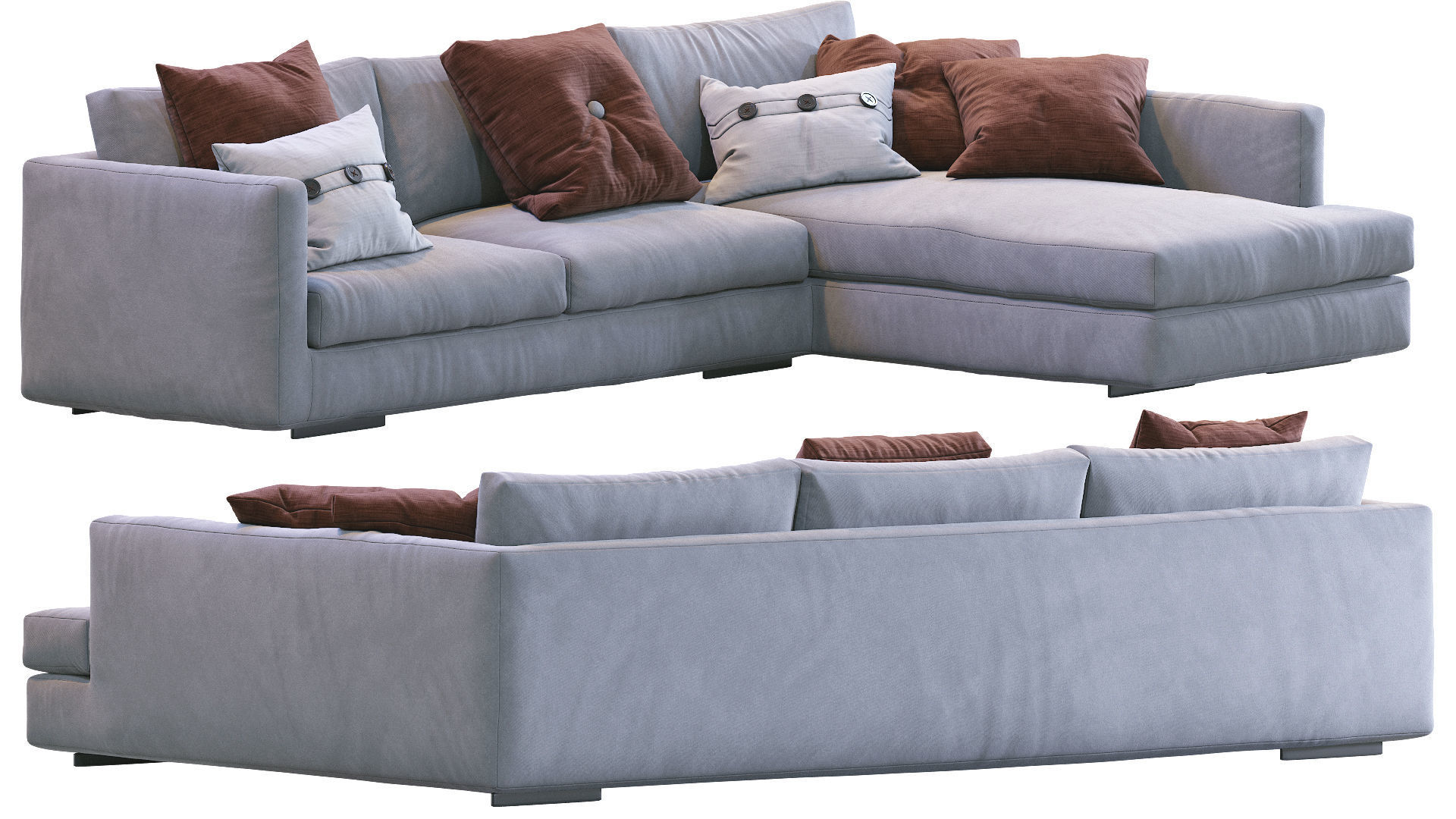 Flexform Sofa MAGNUM 3D model_7