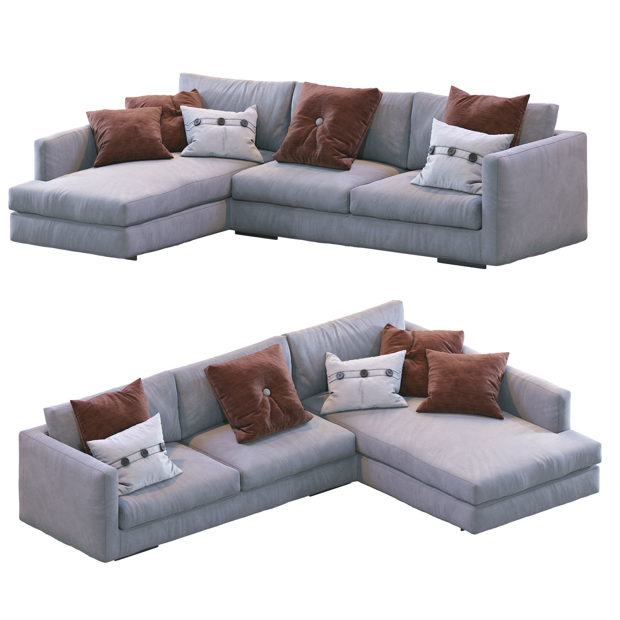 Flexform Sofa MAGNUM 3D model_15