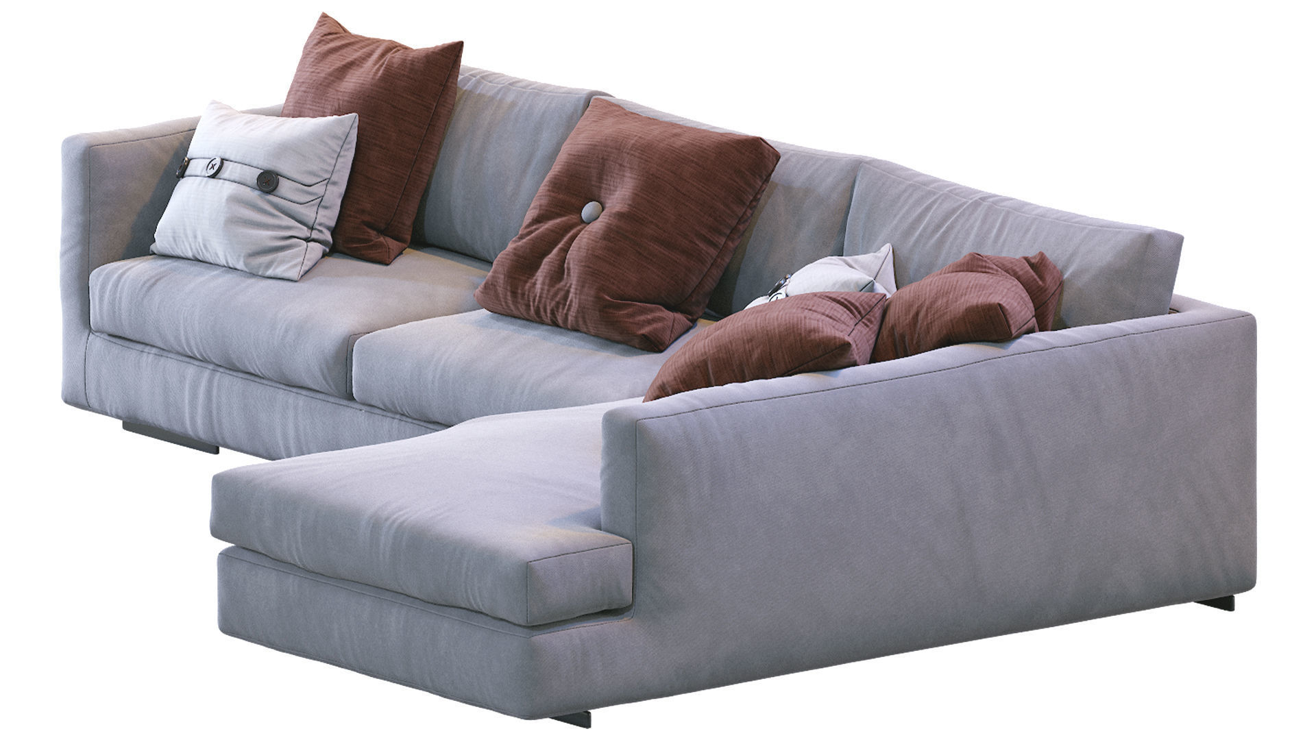 Flexform Sofa MAGNUM 3D model_4