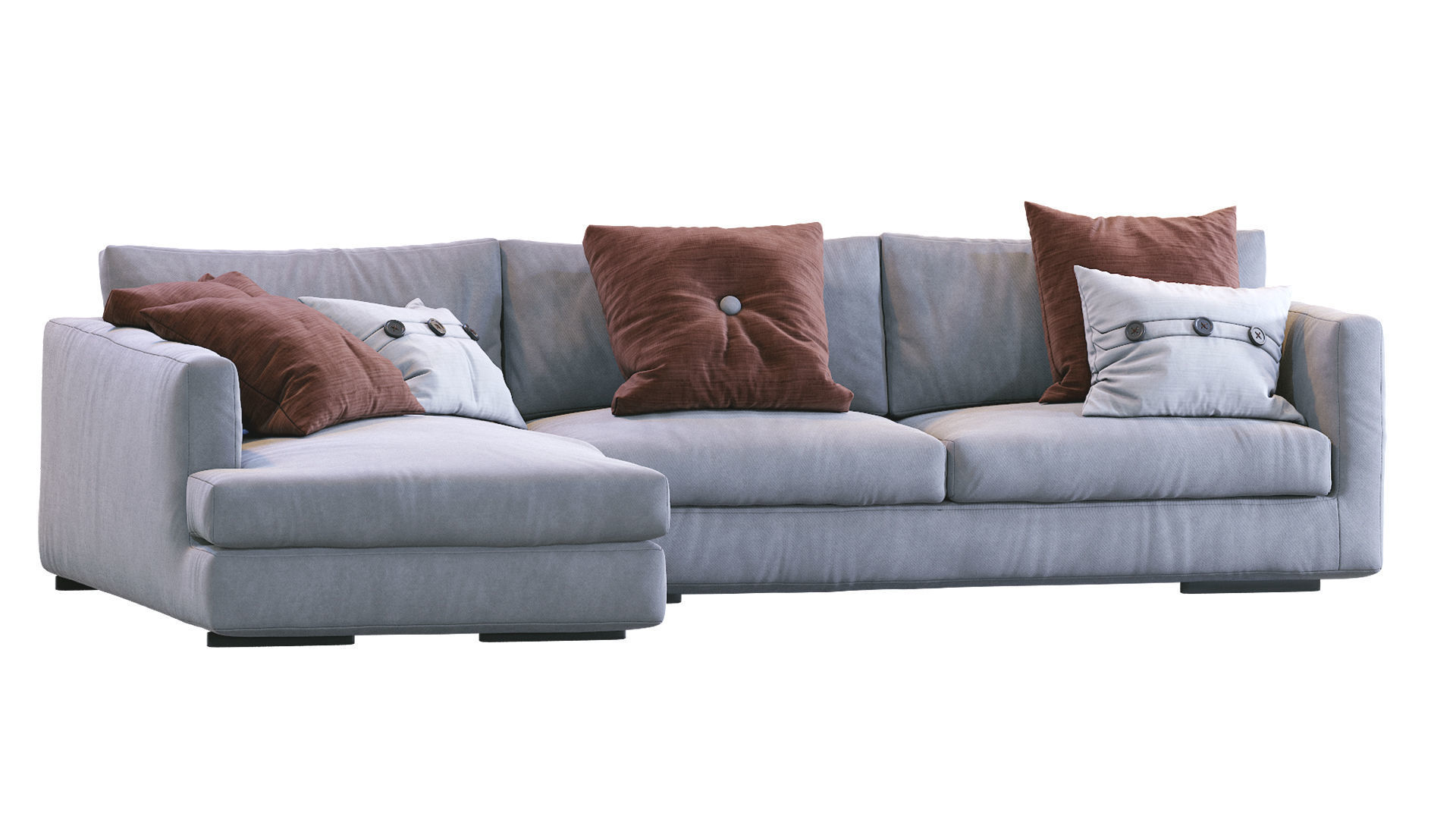 Flexform Sofa MAGNUM 3D model_2