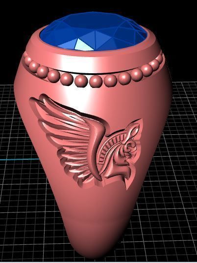 Airline badge 3D print model_7