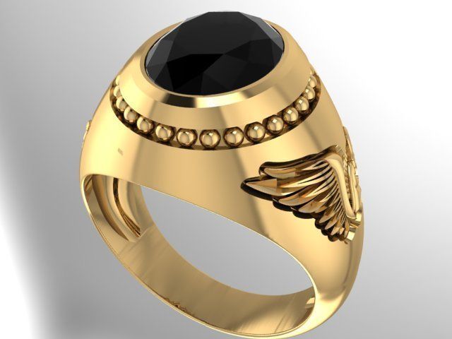 Airline badge 3D print model_4