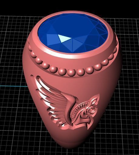 Airline badge 3D print model_8