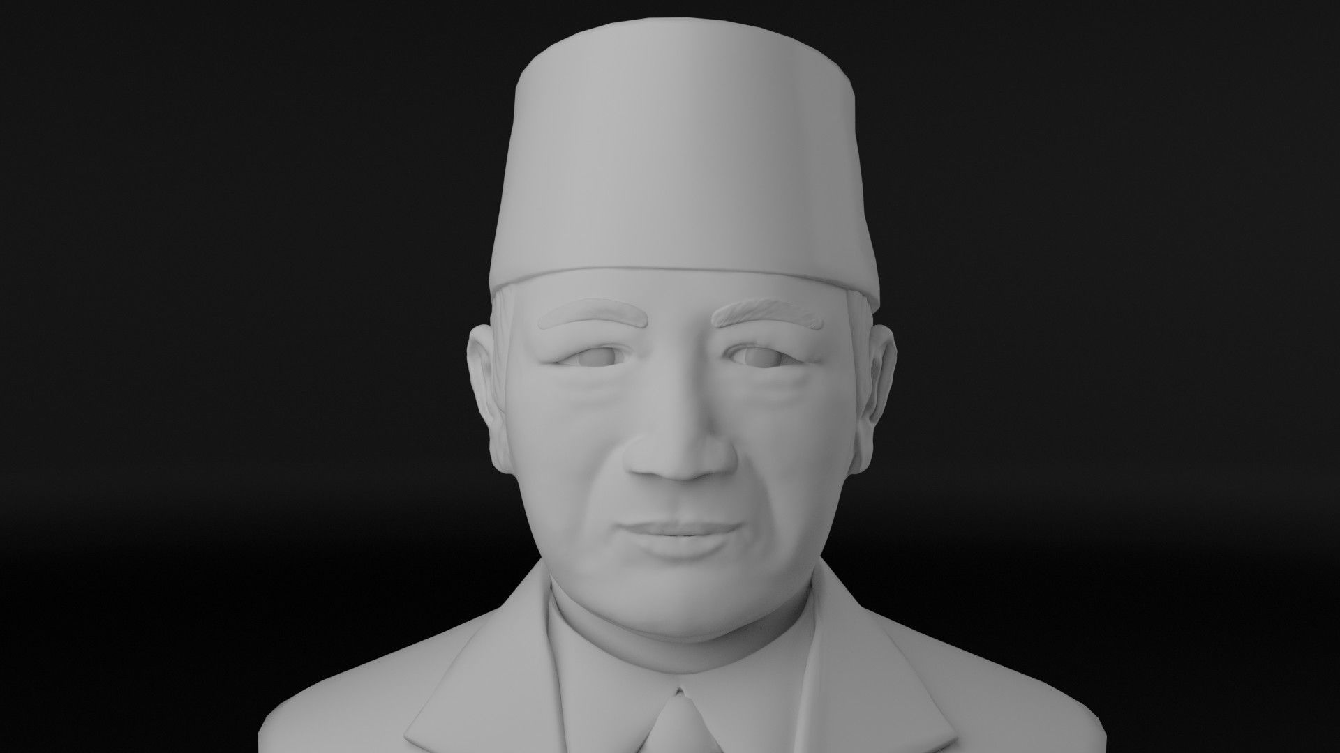 President Soeharto 3D model_8