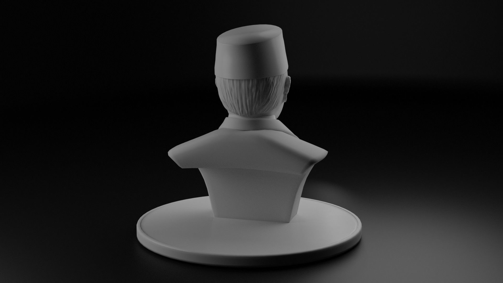 President Soeharto 3D model_3