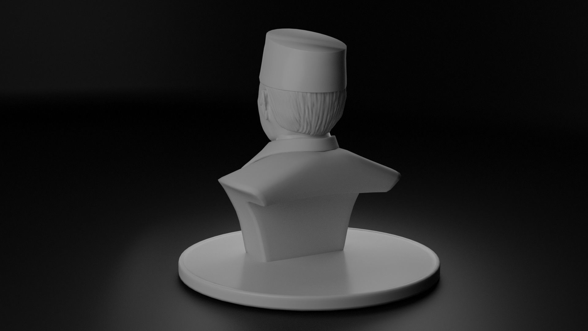 President Soeharto 3D model_4
