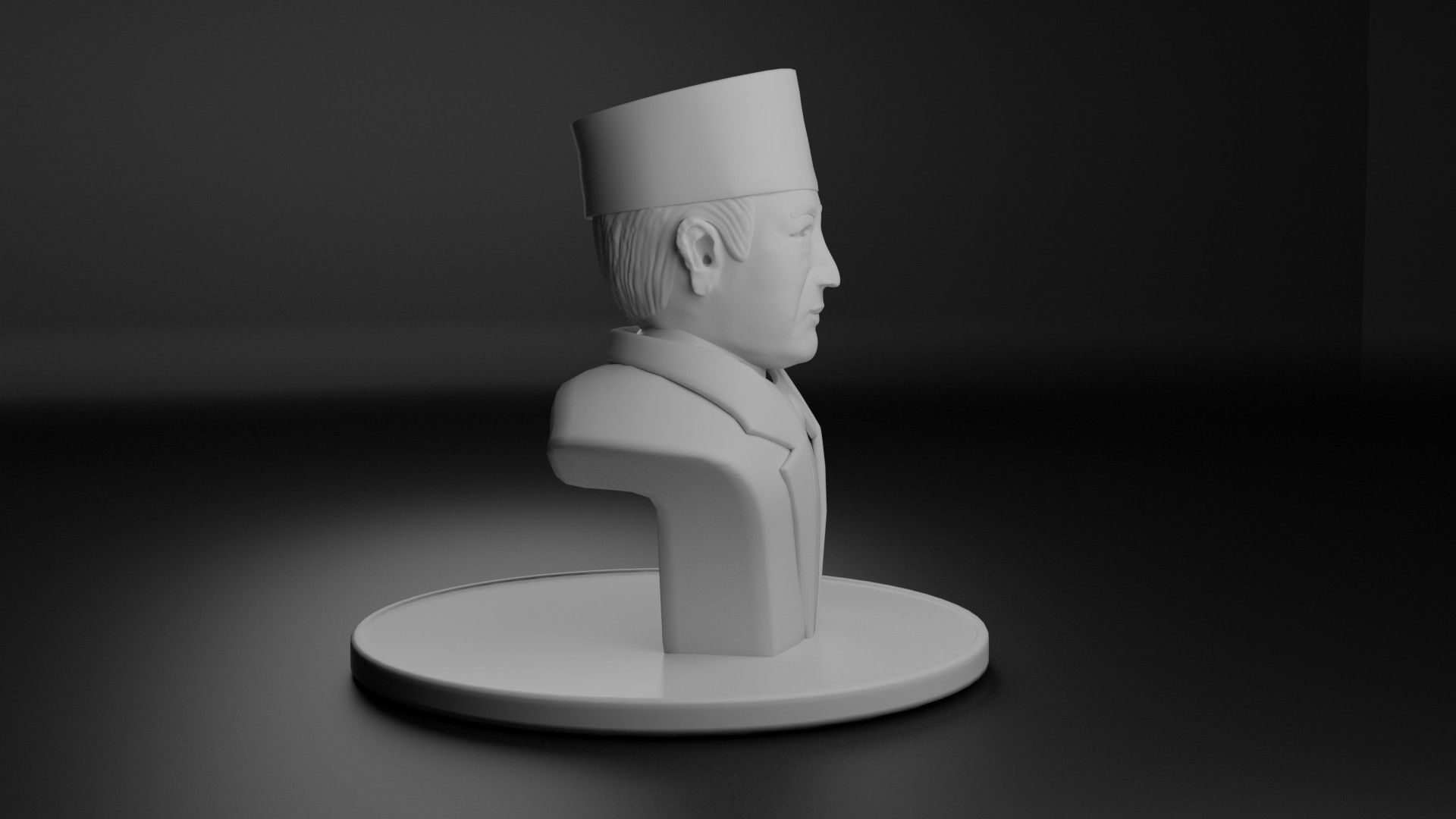 President Soeharto 3D model_5