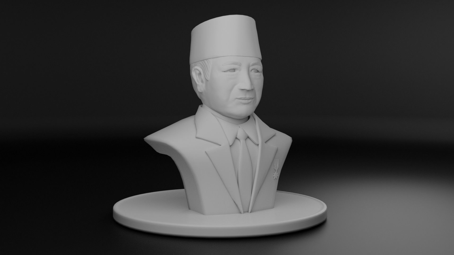 President Soeharto 3D model_1