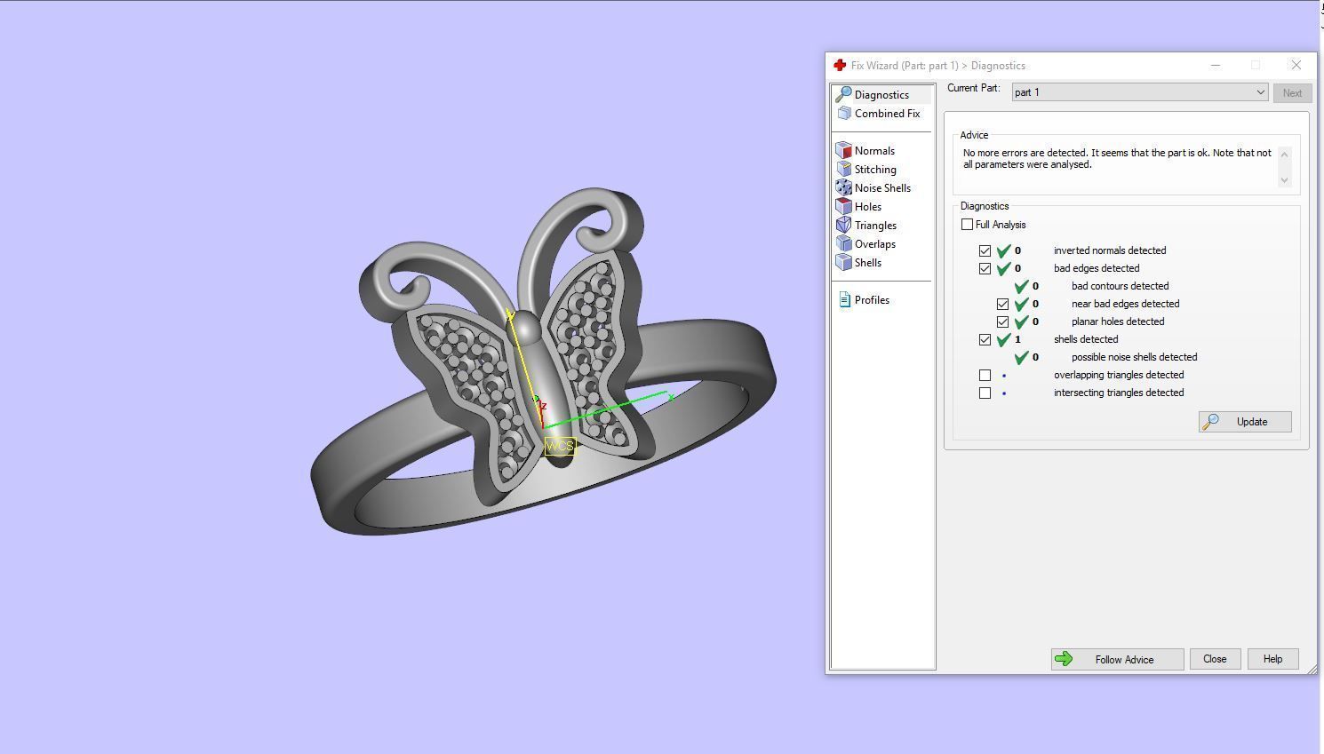 ring butterfly 3D print model_16