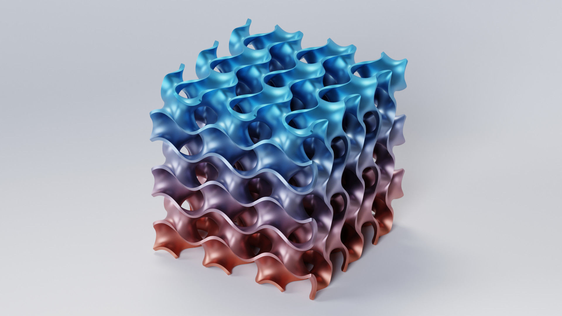 Abstract Shape Gyroid 3D print model_5