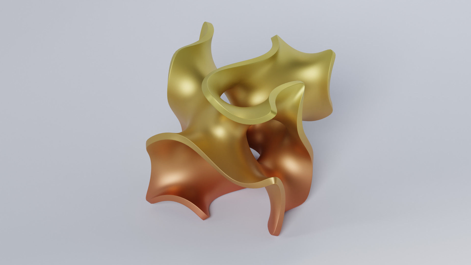 Abstract Shape Gyroid 3D print model_3