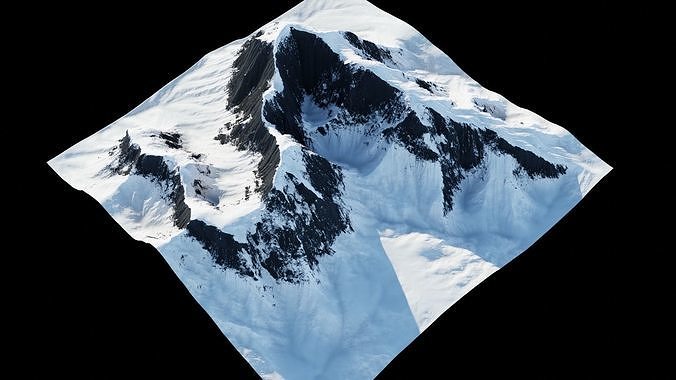Snow Mountain 03 3D model