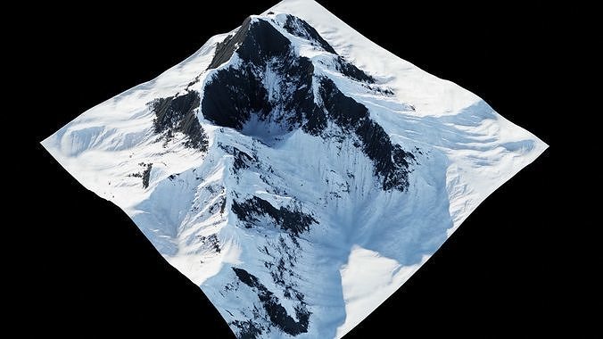 Snow Mountain 04 3D model