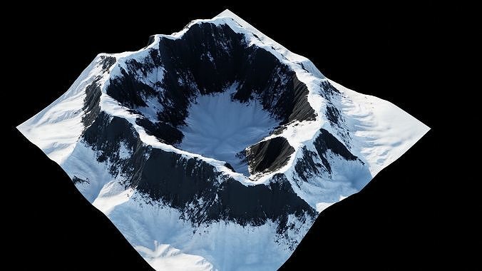 Snow Mountain 05 3D model