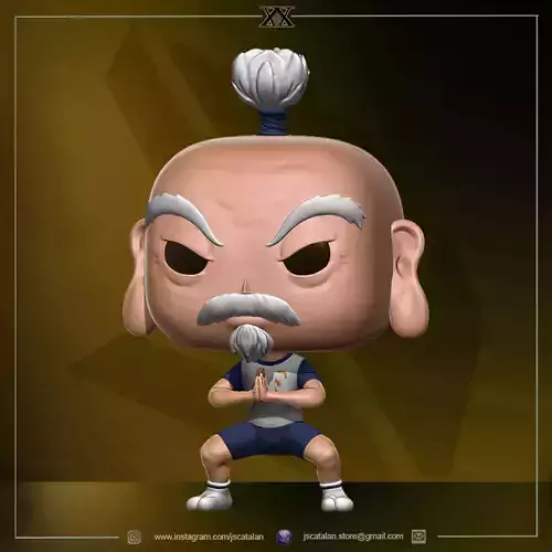 Netero Funko style 3D print model