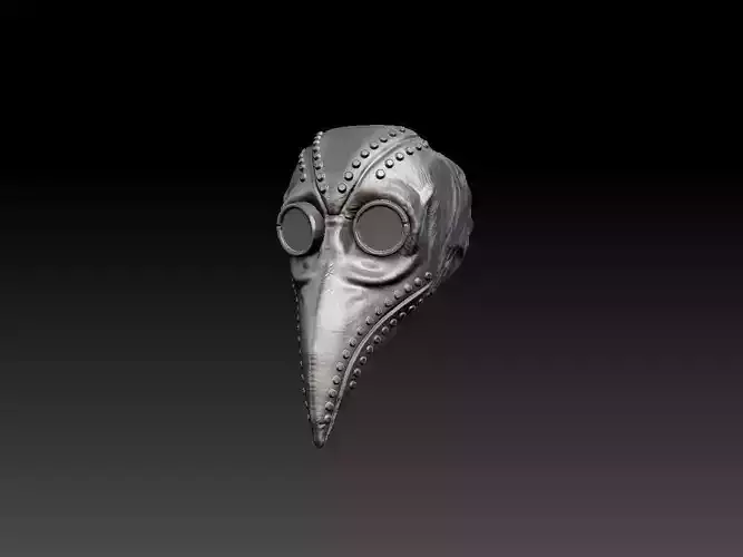 Plague Doctor Ring 3D print model