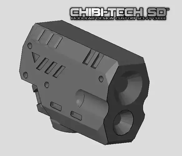 CHIBI-TECH SD - ARMORED ION-PBC COMBO SOLO 3D print model