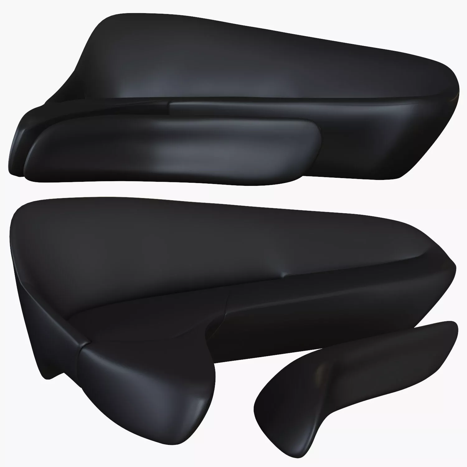 Moon System Zaha Hadid 3D model