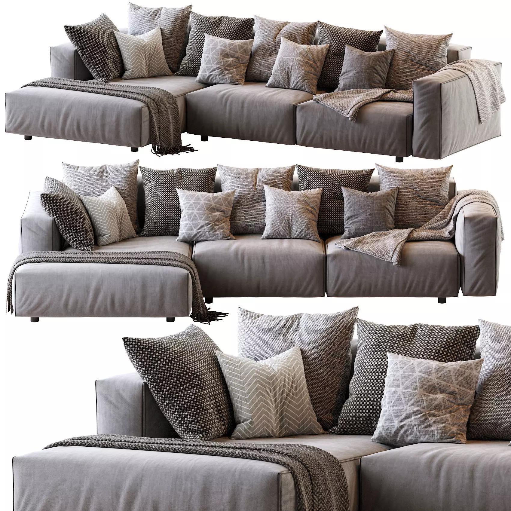   Sofa Hills 3D model_0