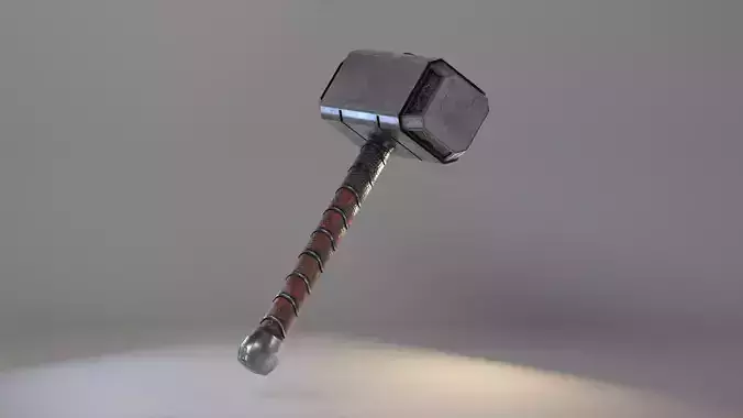 Hummer thor hammer Low-poly 3D model