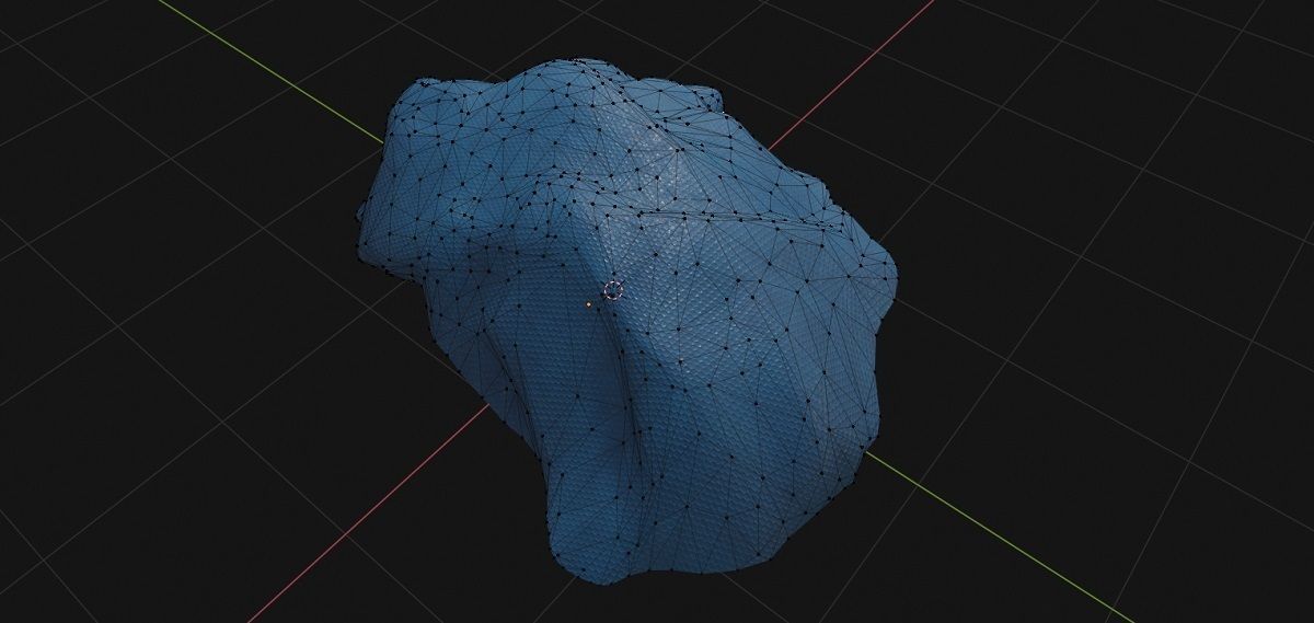 Tarpaulin 3D Model head Low-poly 3D model_5