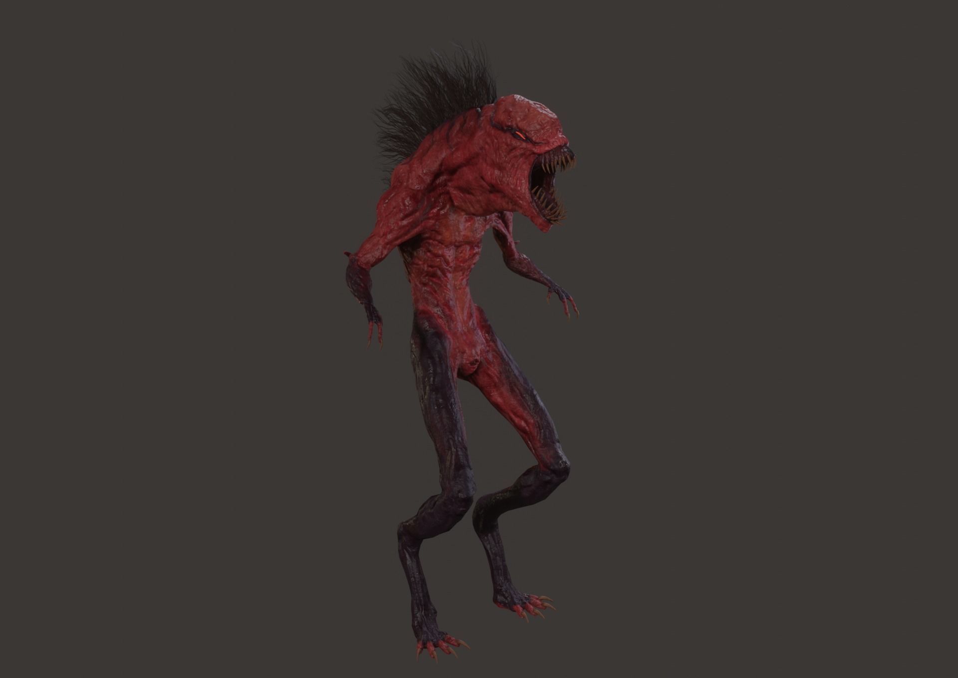 Grisly Ghoul  Low-poly 3D model_4