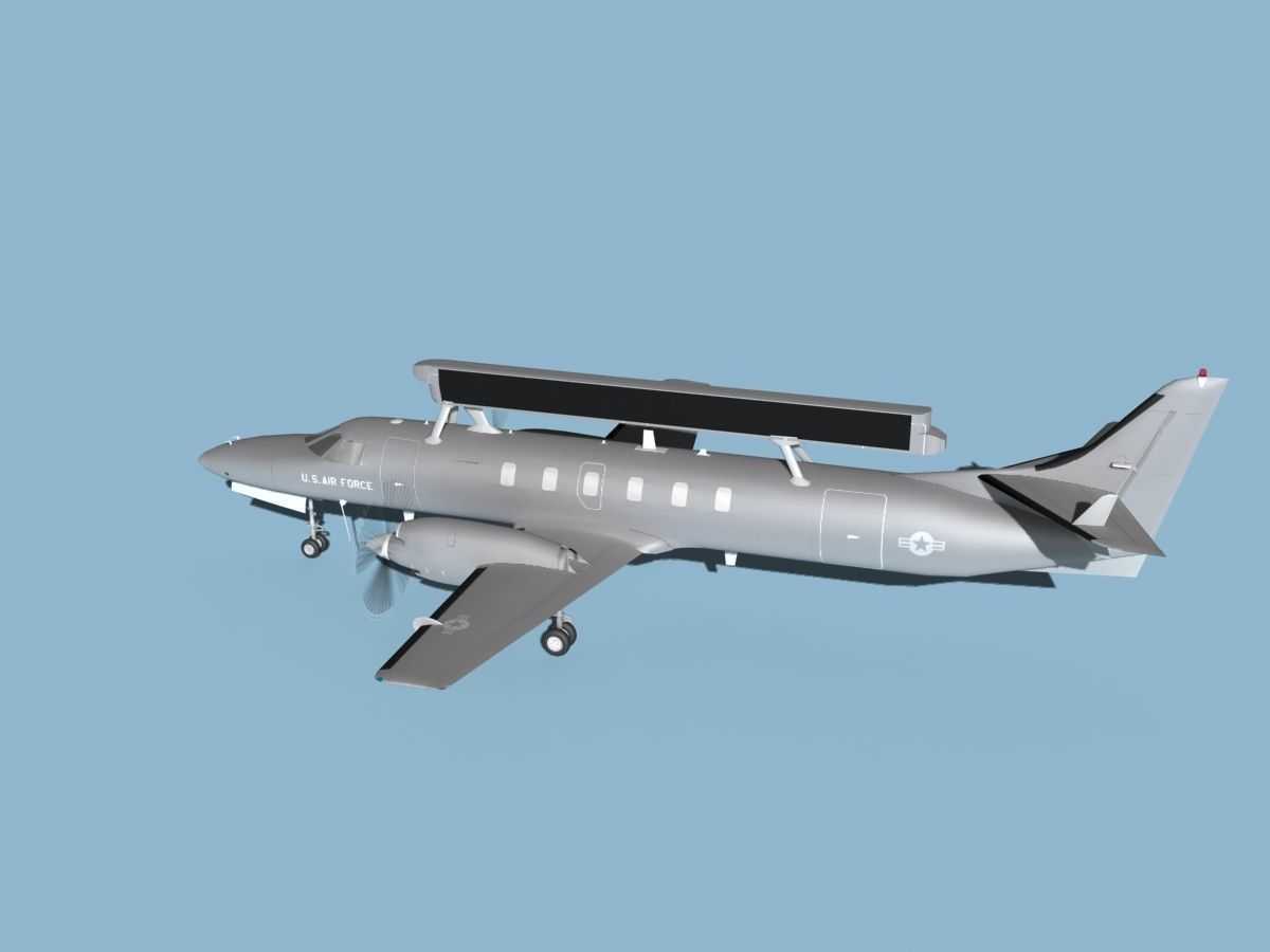 Swearingen RC-26 Condor V01 US Air Force 3D model_8