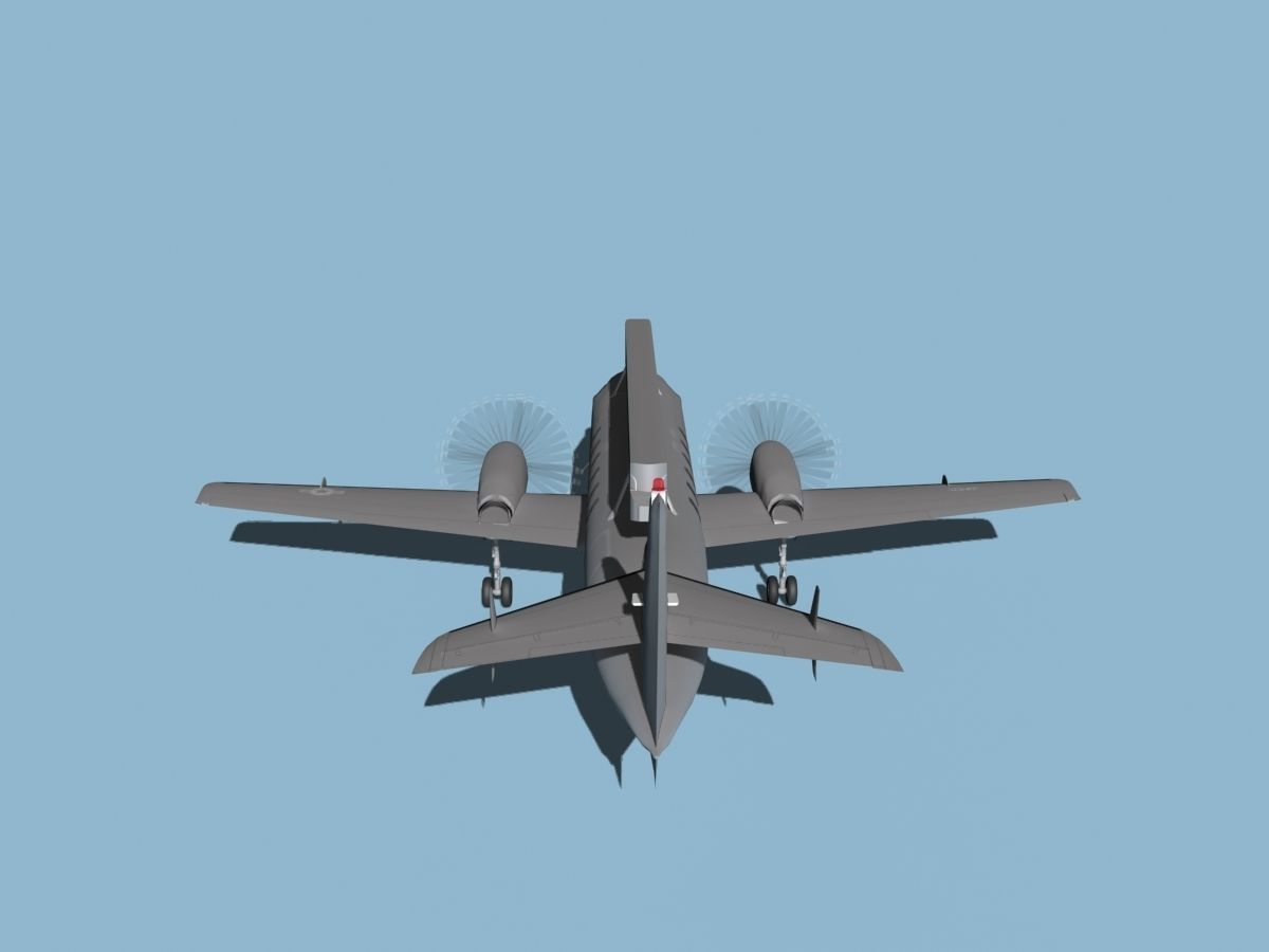 Swearingen RC-26 Condor V01 US Air Force 3D model_6