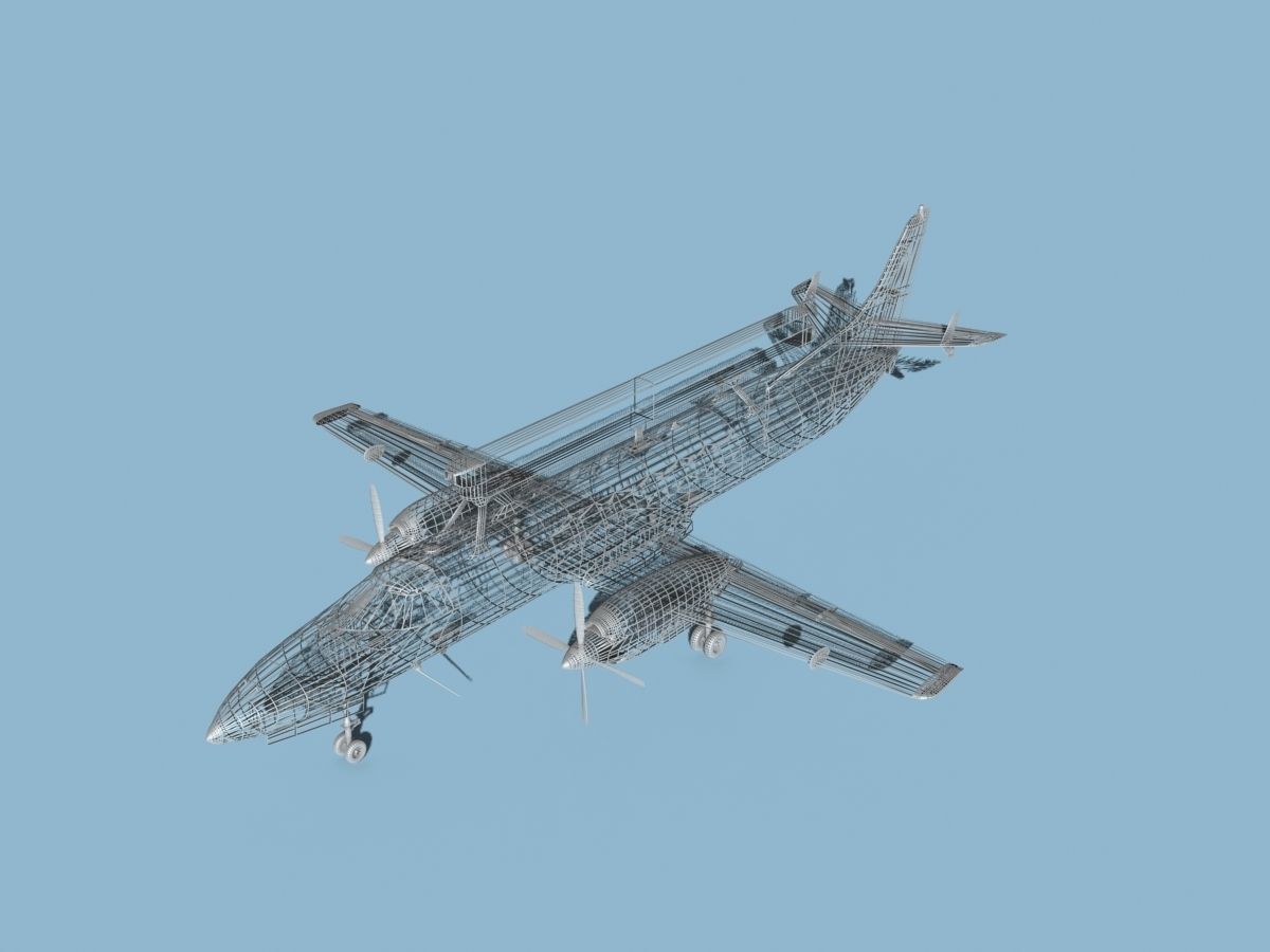 Swearingen RC-26 Condor V01 US Air Force 3D model_17