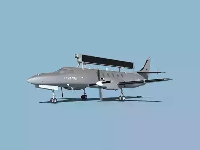 Swearingen RC-26 Condor V01 US Air Force 3D model