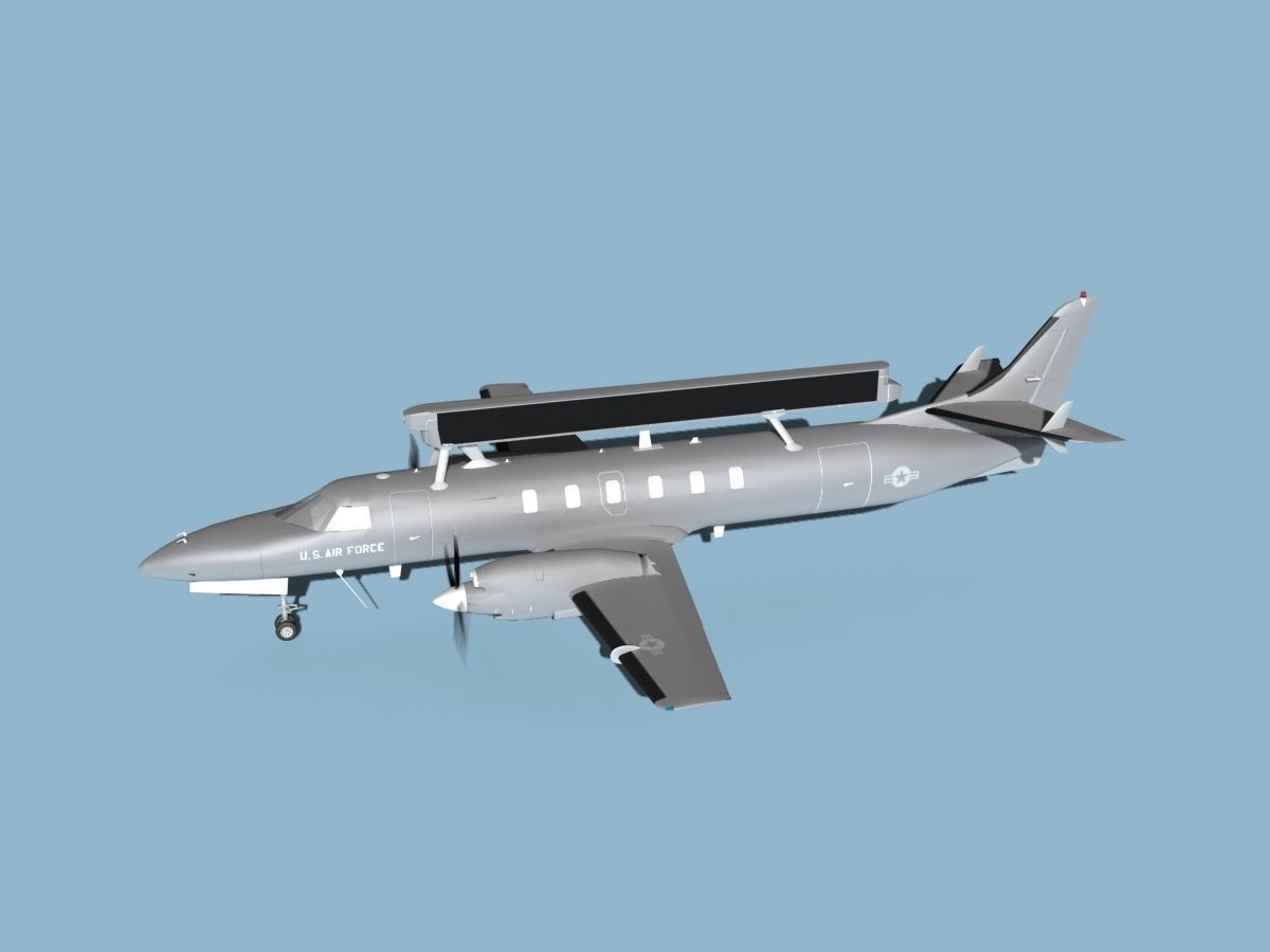 Swearingen RC-26 Condor V01 US Air Force 3D model_9