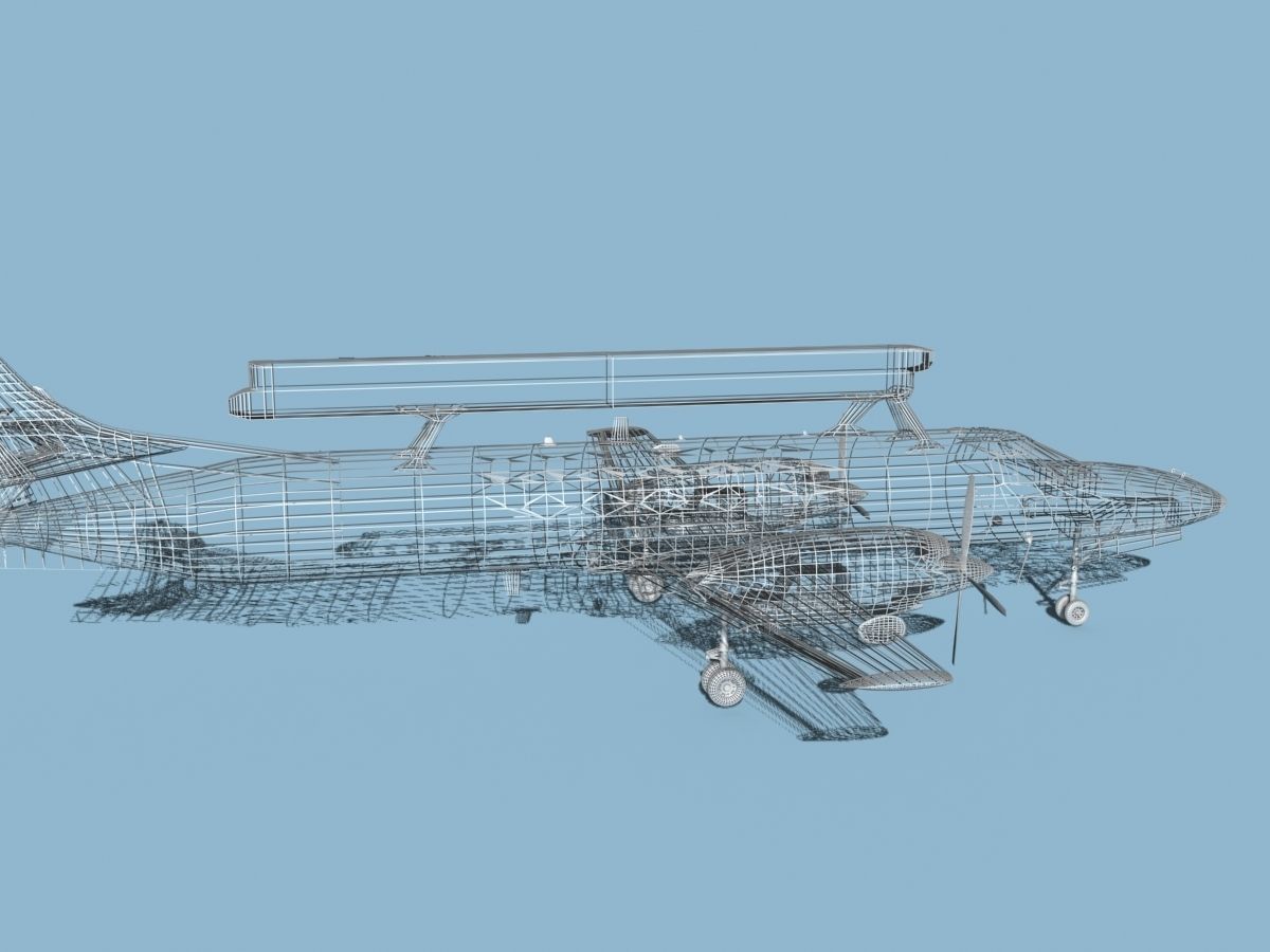 Swearingen RC-26 Condor V01 US Air Force 3D model_14