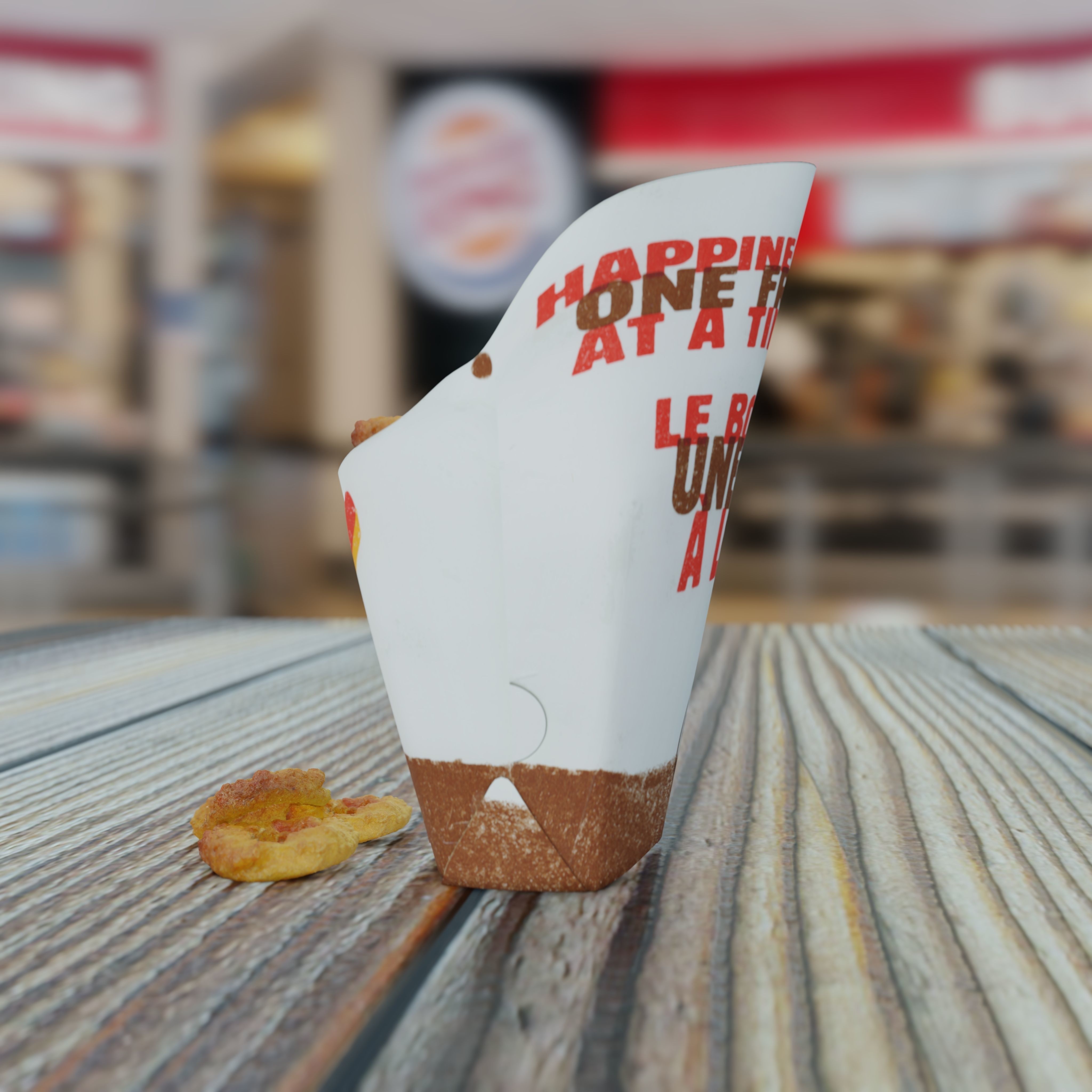 Burger King Onion Rings Photorealistic Low Poly PBR Low-poly 3D model_18